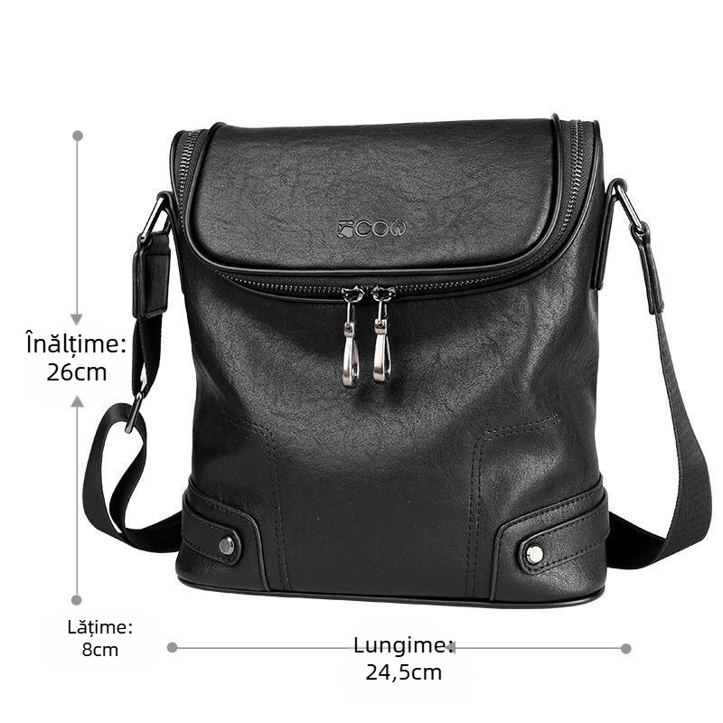 Geantă de umăr pentru bărbați Set the boundary • Poliester • Căptușeală: piele sintetică din microfibră • Pentru călătorii de afaceri