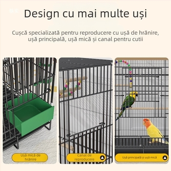 Cușcă pentru păsări, Pentru păsări, Produs autohton, Material: Altul