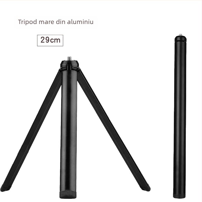 Bară telescopică pentru stabilizator de imagine | Aluminiu + silicon | Design cu 5 secțiuni | Compatibil universal | Model yc03 | Încărcare maximă 2–5 kg