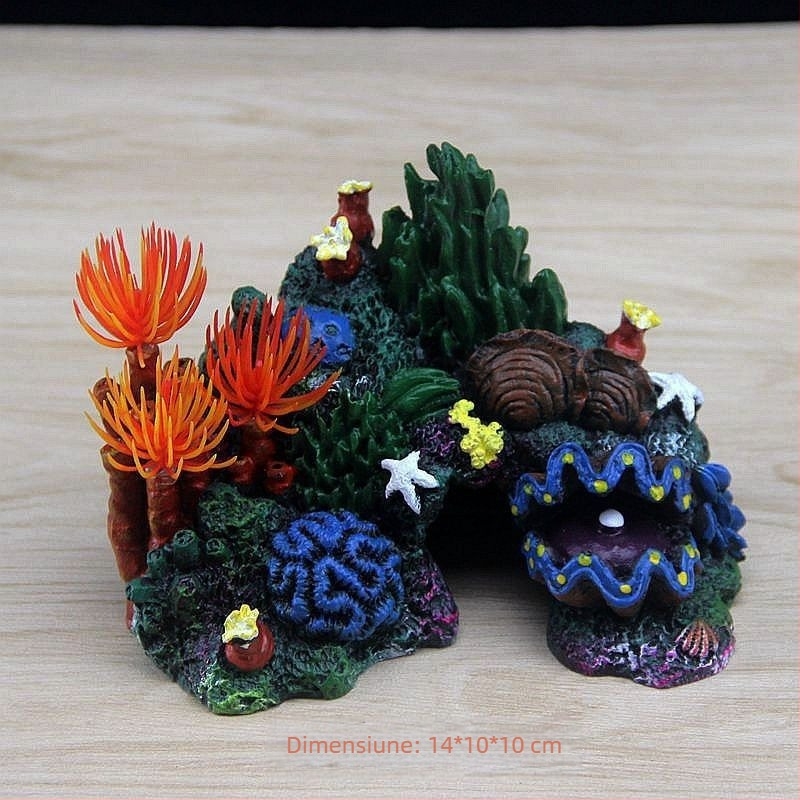 Exclusive Item Ornament pentru acvariu în formă de margaretă din sârmă de fier - confecție țesută, pentru nunți