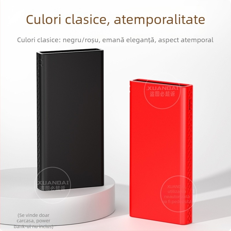 Carcasă din silicon pentru Romoss PHG10F-251 Power Bank 10000mAh – acoperire completă, rezistent la șocuri, la căderi