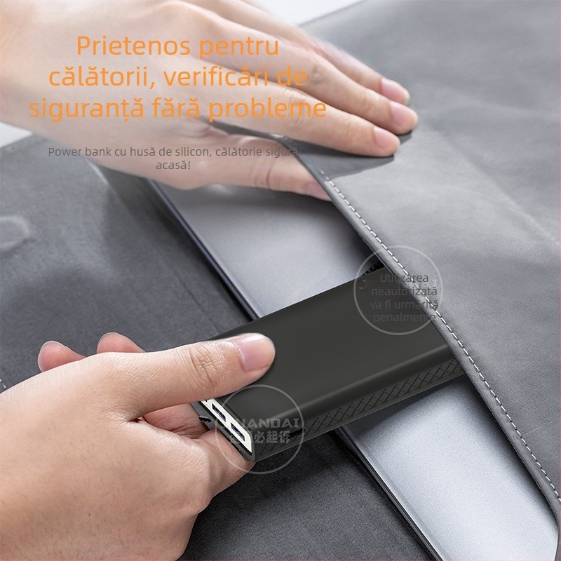 Carcasă din silicon pentru Romoss PHG10F-251 Power Bank 10000mAh – acoperire completă, rezistent la șocuri, la căderi