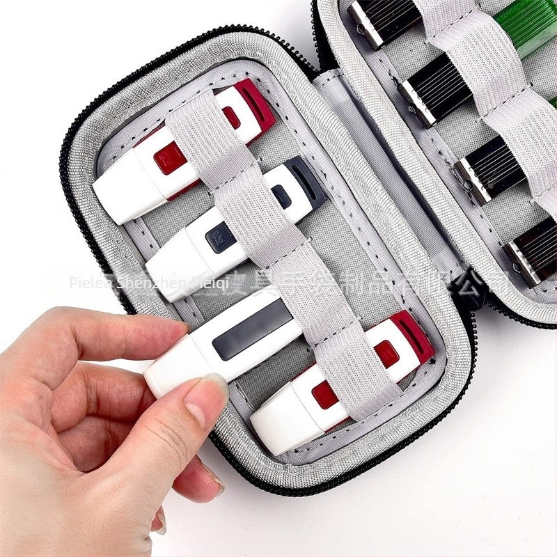 husă de depozitare USB flash, material textil, model 8899, încărcare 10 kg, ambalare 3C pentru produs electronic