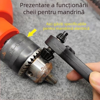 Xin ying cheie pentru mandrină de burghiu electric, oțel carbon, 0.15 kg, pentru scule electrice