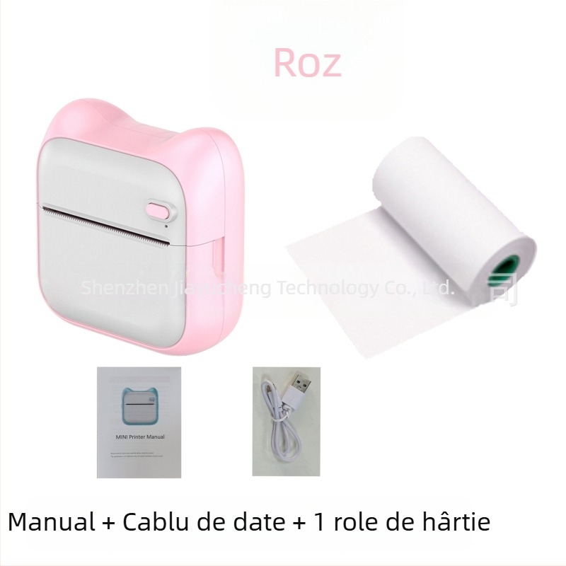 GOTOOGO Imprimantă foto termică USB 57mm – Portabilă pentru studenți, compatibil Android și iOS