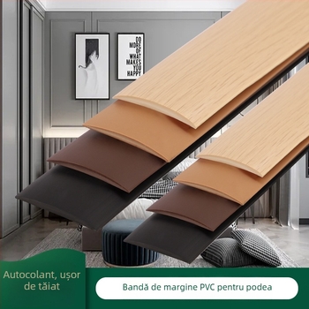 Profil autoadeziv pentru marginea podelei din PVC - Model YT8041 Bumper Strip - Plastic Home Beauty - Stil modern minimalist