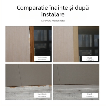 Profil autoadeziv pentru marginea podelei din PVC - Model YT8041 Bumper Strip - Plastic Home Beauty - Stil modern minimalist