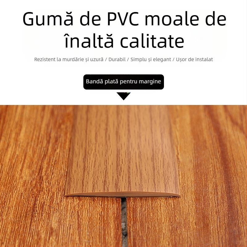 Profil autoadeziv pentru marginea podelei din PVC - Model YT8041 Bumper Strip - Plastic Home Beauty - Stil modern minimalist