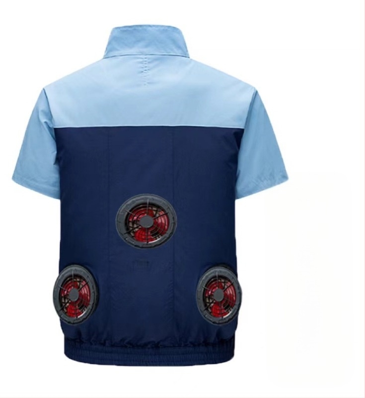 Jachetă de protecție pentru lucru, mânecă scurtă, răcire, poliester, vară, pentru fabrici