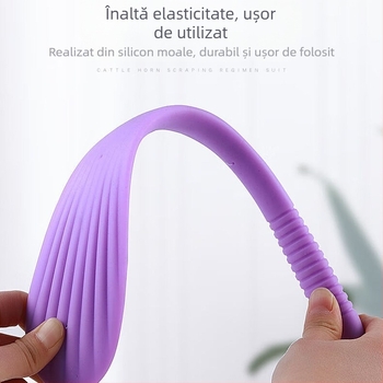 Weixuan Cioc de masaj din plastic portabil pentru percuția meridianelor și masajul complet al spatelui