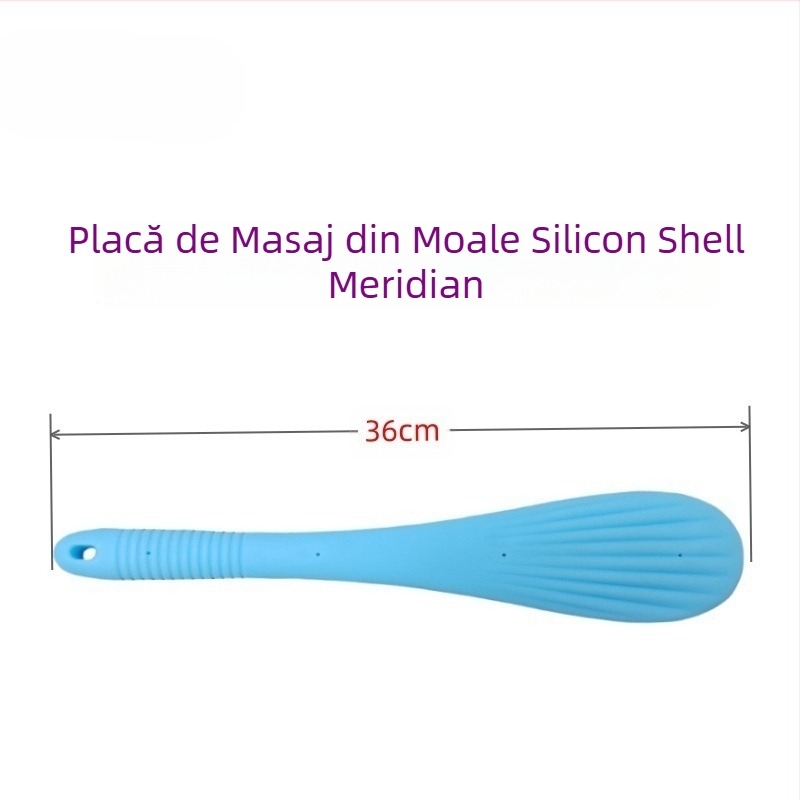 Weixuan Cioc de masaj din plastic portabil pentru percuția meridianelor și masajul complet al spatelui