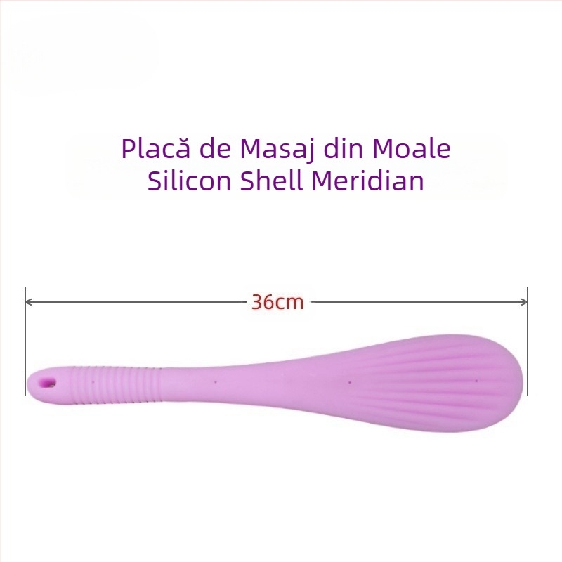 Weixuan Cioc de masaj din plastic portabil pentru percuția meridianelor și masajul complet al spatelui