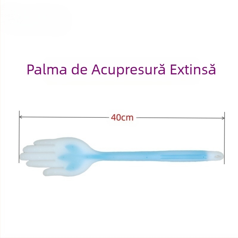 Weixuan Cioc de masaj din plastic portabil pentru percuția meridianelor și masajul complet al spatelui