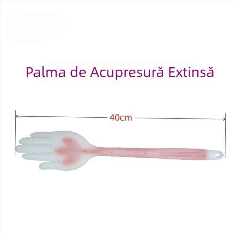 Weixuan Cioc de masaj din plastic portabil pentru percuția meridianelor și masajul complet al spatelui