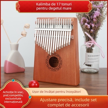 Kalimba Wensheng 17-Tone – Instrument Profesional, Model 17 Tone, Specificație W-17T, Ambalare carton