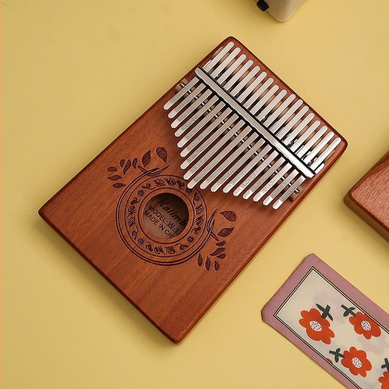 Kalimba Wensheng 17-Tone – Instrument Profesional, Model 17 Tone, Specificație W-17T, Ambalare carton