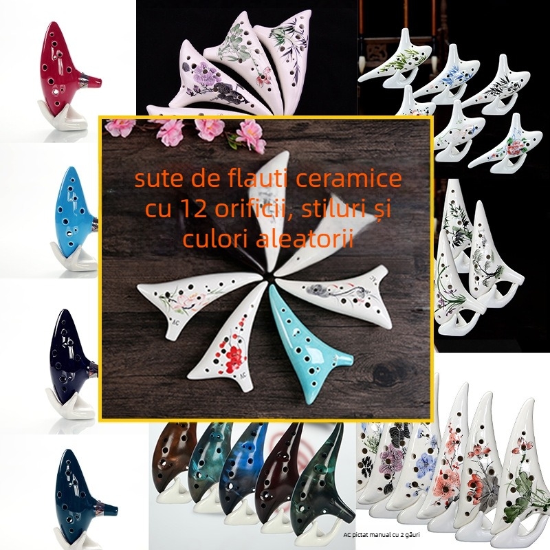 Beidi ocarină cu 12 găuri, tip de execuție