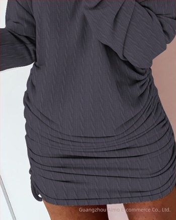 Rochie elegantă fără mâneci, guler în formă de U, poliester, vara 2023