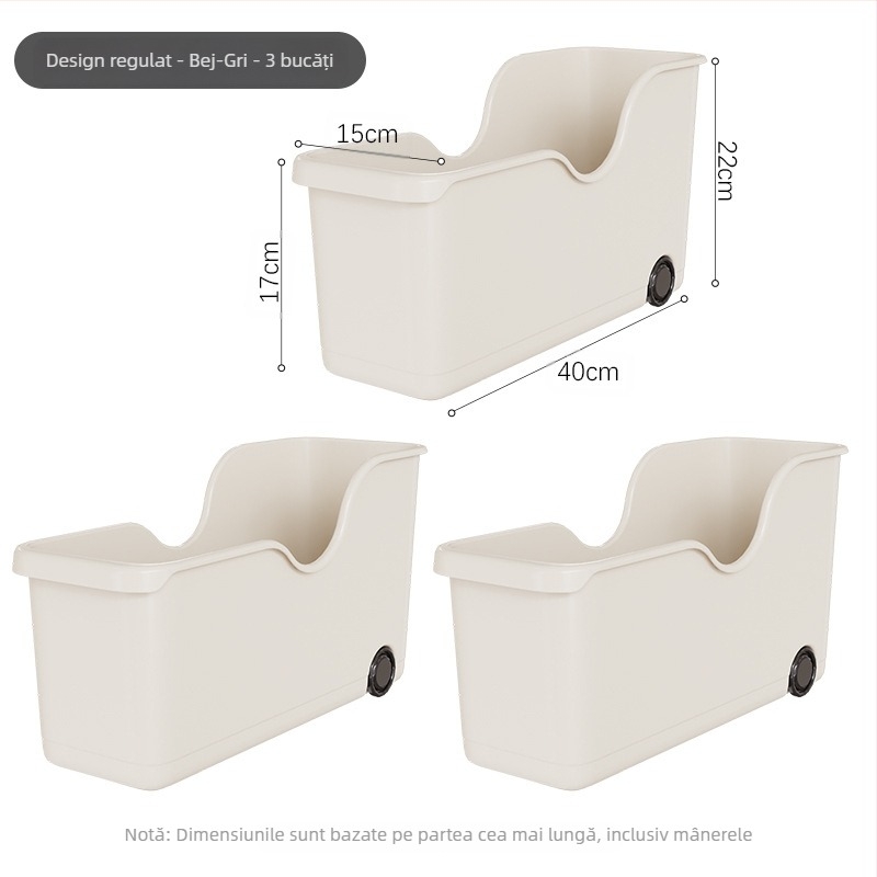 Cutie de depozitare pentru vase - plastic, multifuncțional, organizator de bucătărie pentru dulap, Starry Sky, stil modern minimalist