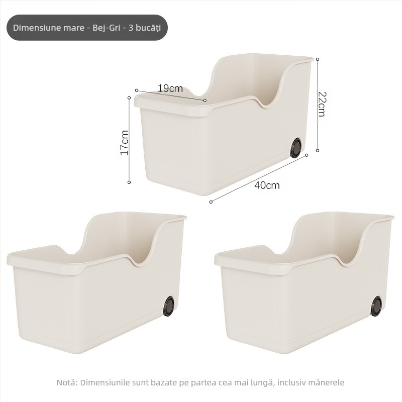 Cutie de depozitare pentru vase - plastic, multifuncțional, organizator de bucătărie pentru dulap, Starry Sky, stil modern minimalist