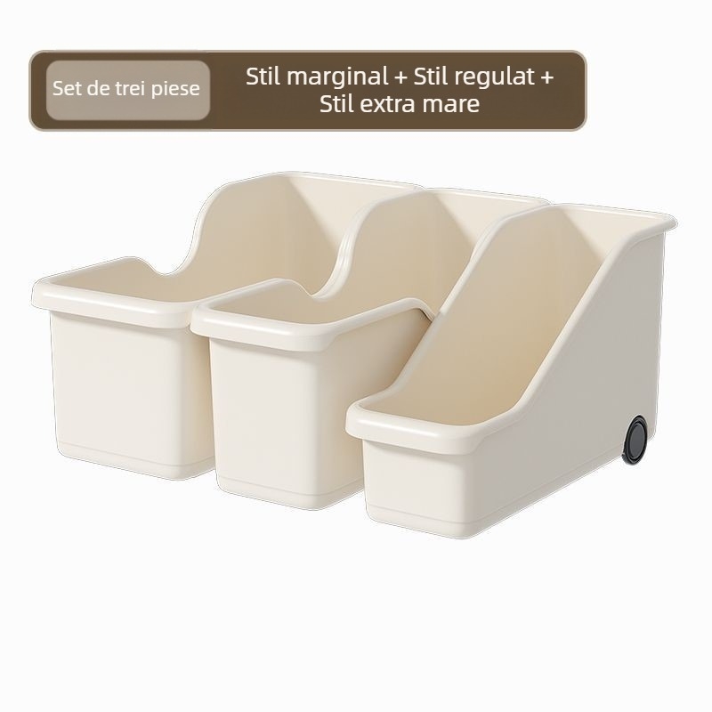 Cutie de depozitare pentru vase - plastic, multifuncțional, organizator de bucătărie pentru dulap, Starry Sky, stil modern minimalist