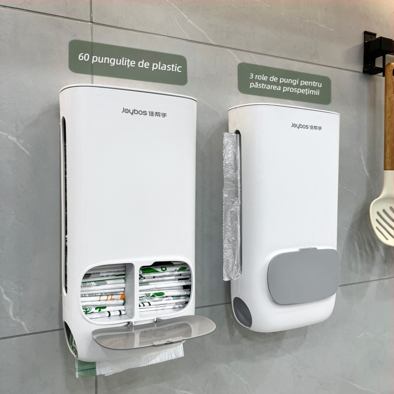 Cutie de depozitare pentru pungi de gunoi, construcție metalică, capacitate 18L, stil japonez, imprimare siglei disponibilă