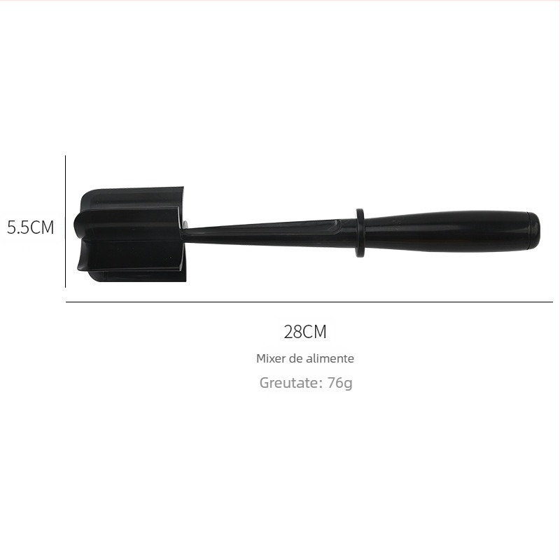 Tocător de carne manual cu spatulă de amestecare — Material PP, Stil modern minimalist, Lansat în 2023