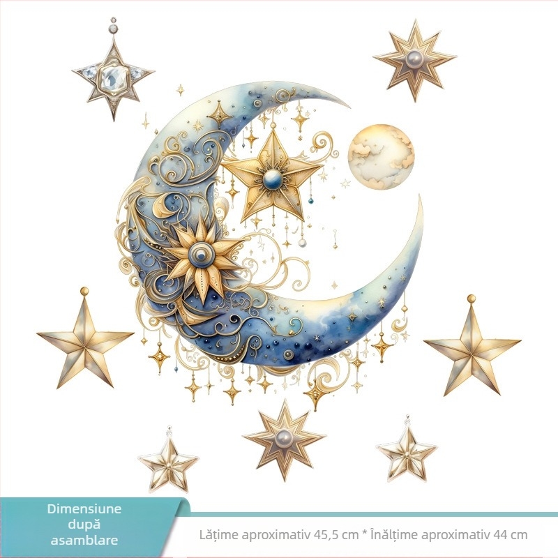 Sticker de perete - PVC, decor impermeabil pentru living și dormitor, stil modern și simplu, design plat (PVC; impermeabil; living; dormitor; modern)