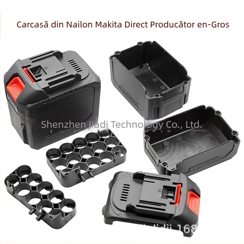 Didrill Set carcasă baterie Li-ion 18650 pentru celule 10-15-20, cu suport, buton și arc