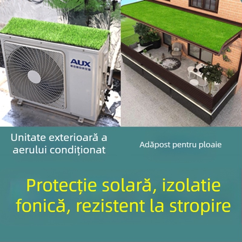 Husă pentru unitatea exterioară a aerului condiționat, din material tarpaulin, stil pastoral