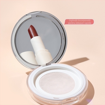 Cutie de ambalare pentru pudră de piper negru, cu un design compact și portabil, construcție etanșă și plasă elastică pentru o capacitate mare.