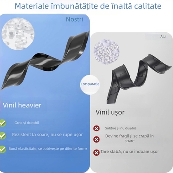 Profil de colț pentru RV cu bandă de etanșare PVC și profil din aliaj de aluminiu – izolare fonică, 10-0116