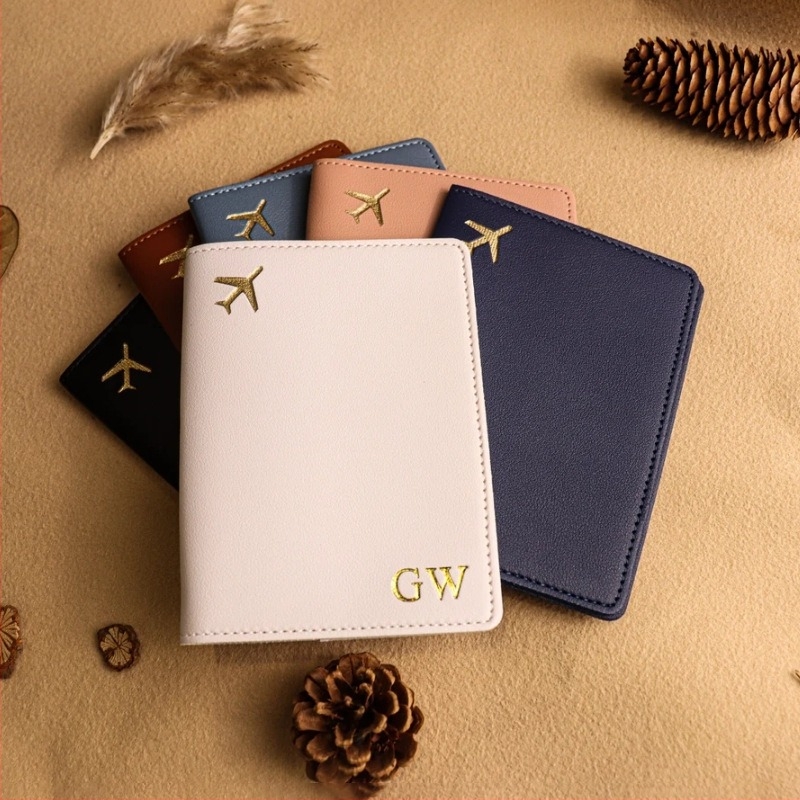 Husă din piele PU pentru pașaport și documente | impermeabil, unisex, primăvara 2025