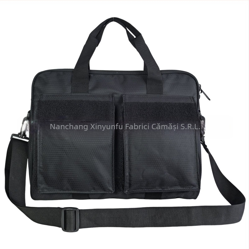 Geantă de documente pentru bărbați - poliester, capacitate mare, geantă pentru laptop, utilizare zilnică