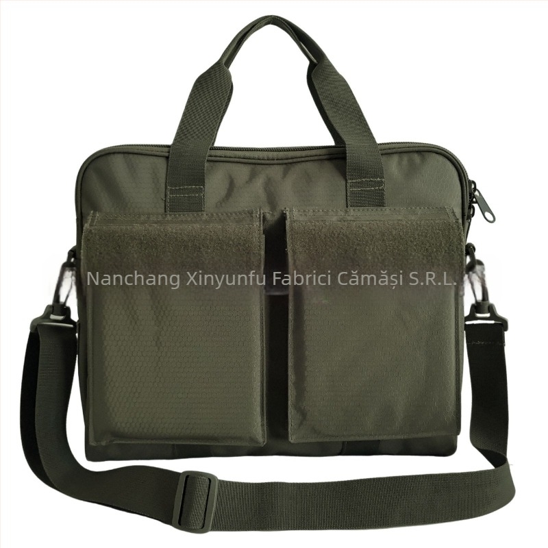 Geantă de documente pentru bărbați - poliester, capacitate mare, geantă pentru laptop, utilizare zilnică