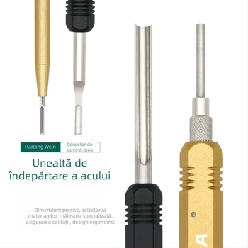 Set de extractoare de pini pentru conectori de aviație – greu, oțel aliat, marcă Daxinsen, interval de utilizare: extragere pini