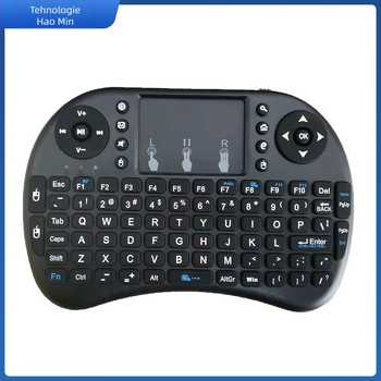 Kit tastatură și mouse fără fir i8, 92 taste, 2.4G, senzor optic 1000 dpi, Plug-and-Play, rază de 10 m