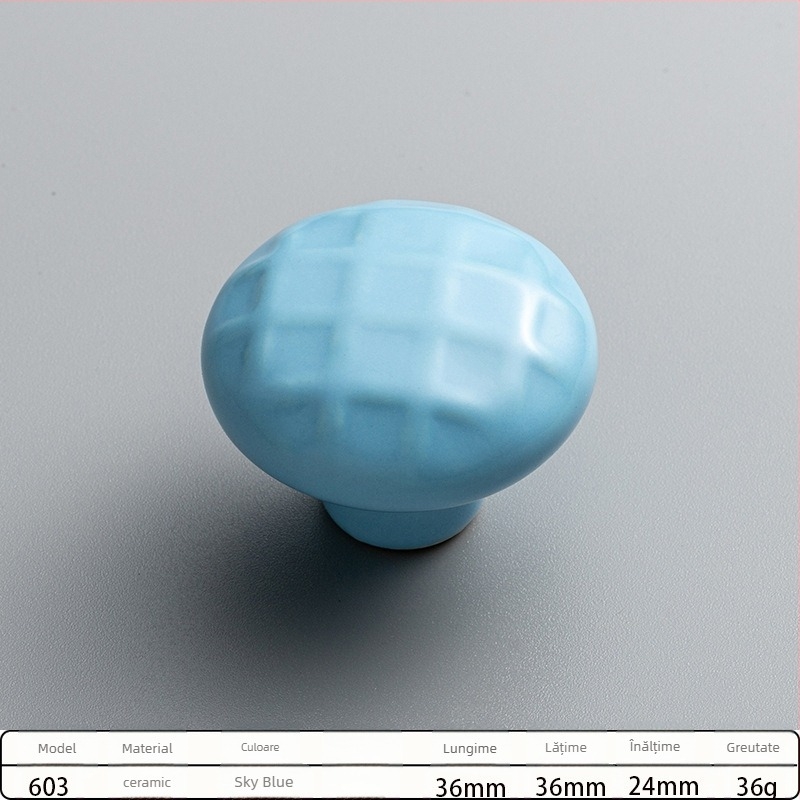 Mâner de ușă pentru dulap cu motive desen animate: Stea de mare, nor și melc; aliaj de zinc; finisaj oxidat; gaură unică; potrivit pentru sertare și uși de dulap