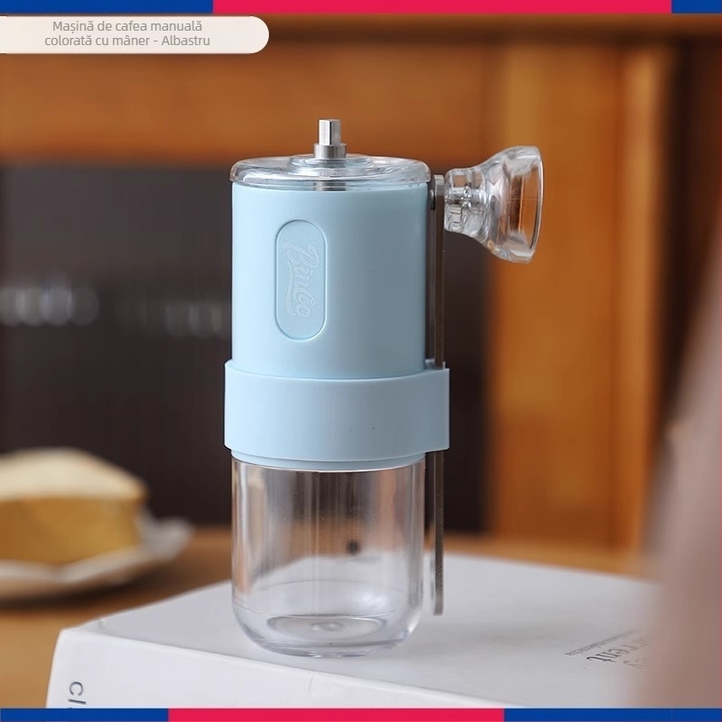 Bincoo râșniță de cafea manuală, râșniță de cafea cu mâner, portabilă, măcinare reglabilă