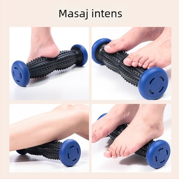 Rola fascială pentru masaj – portabilă, PVC, 250 g, pentru gât, picioare și spate