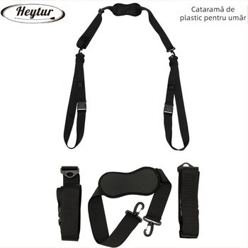 Bretea de umăr îngroșată pentru surf, paddle board și kajak — curea de legare multifuncțională cu cataramă metalică reglabilă