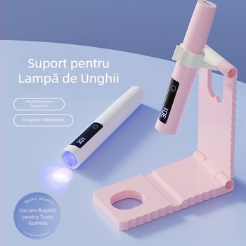 Lampă pentru unghii de mână - reîncărcabilă, cu ecran, portabilă | Model Quick-Dry Nail Art Lamp | Cod produs yy-241