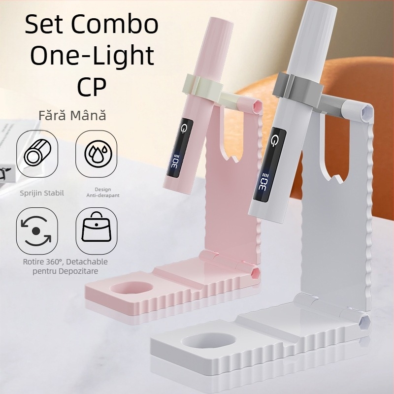 Lampă pentru unghii de mână - reîncărcabilă, cu ecran, portabilă | Model Quick-Dry Nail Art Lamp | Cod produs yy-241