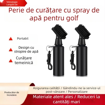 LSG perie de curățare pentru golf din plastic și microfibră, personalizare logo disponibil