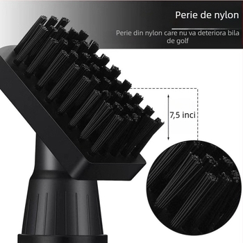 LSG perie de curățare pentru golf din plastic și microfibră, personalizare logo disponibil