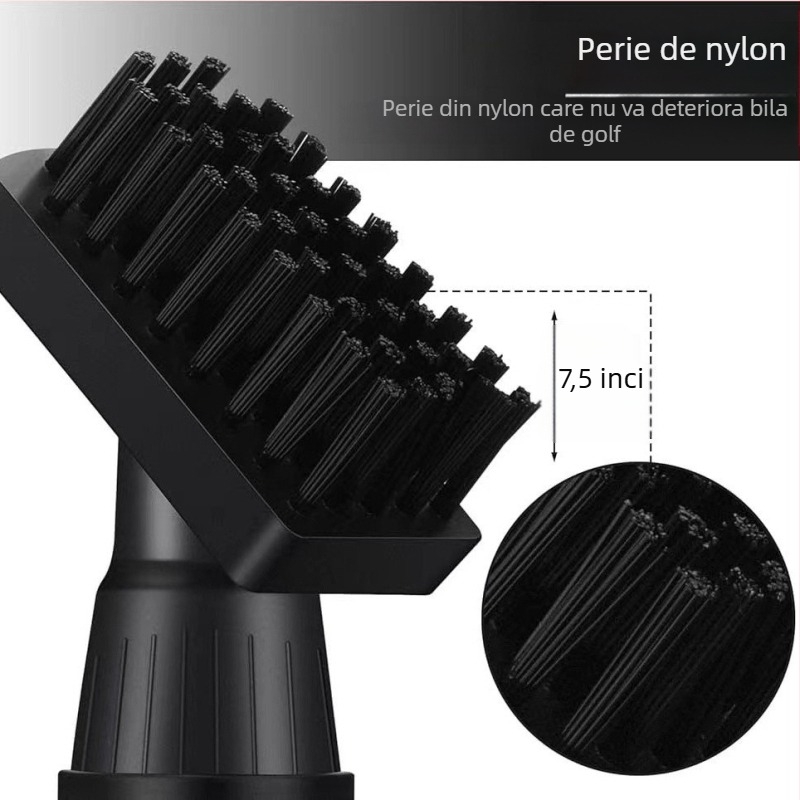 LSG perie de curățare pentru golf din plastic și microfibră, personalizare logo disponibil
