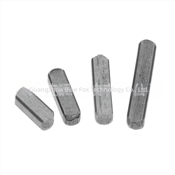 Pin cheie plat Type A, cu capete semicirculare duble, secțiune paralelă/pătrată, standard GB1096, marcă Blue Fox