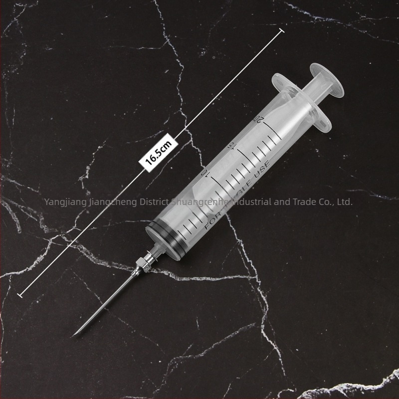 Siringă din plastic pentru sos la grătar – 20 ml, marca Double Herringbone