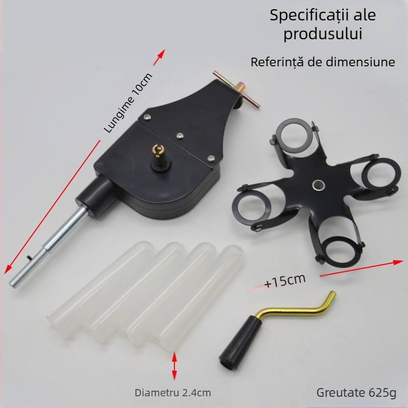 Dispozitiv de sedimentare centrifugal, manual, model J02071, instrument didactic pentru fizică, Liuxin
