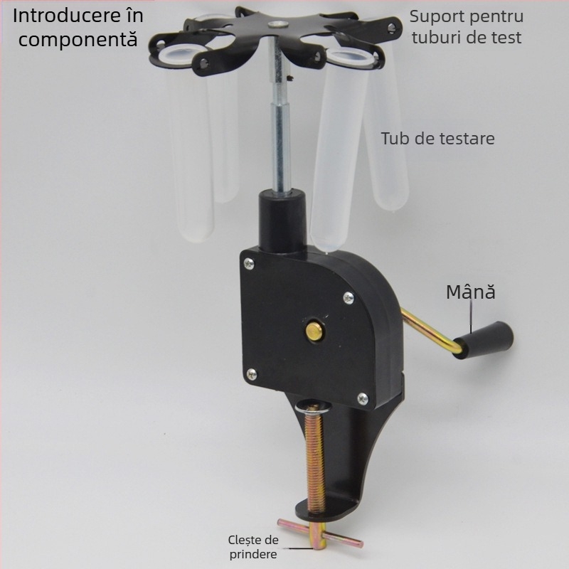 Dispozitiv de sedimentare centrifugal, manual, model J02071, instrument didactic pentru fizică, Liuxin